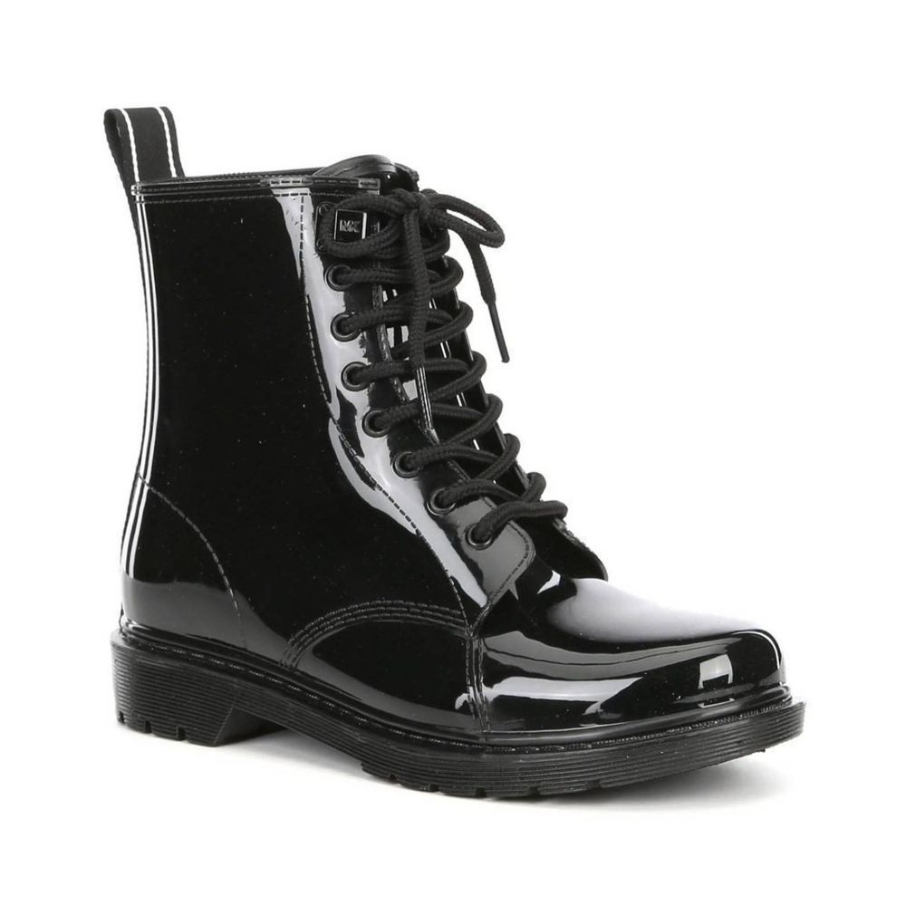 Michael Michael Kors Womens Tavie Rain boot black size 8 EUC